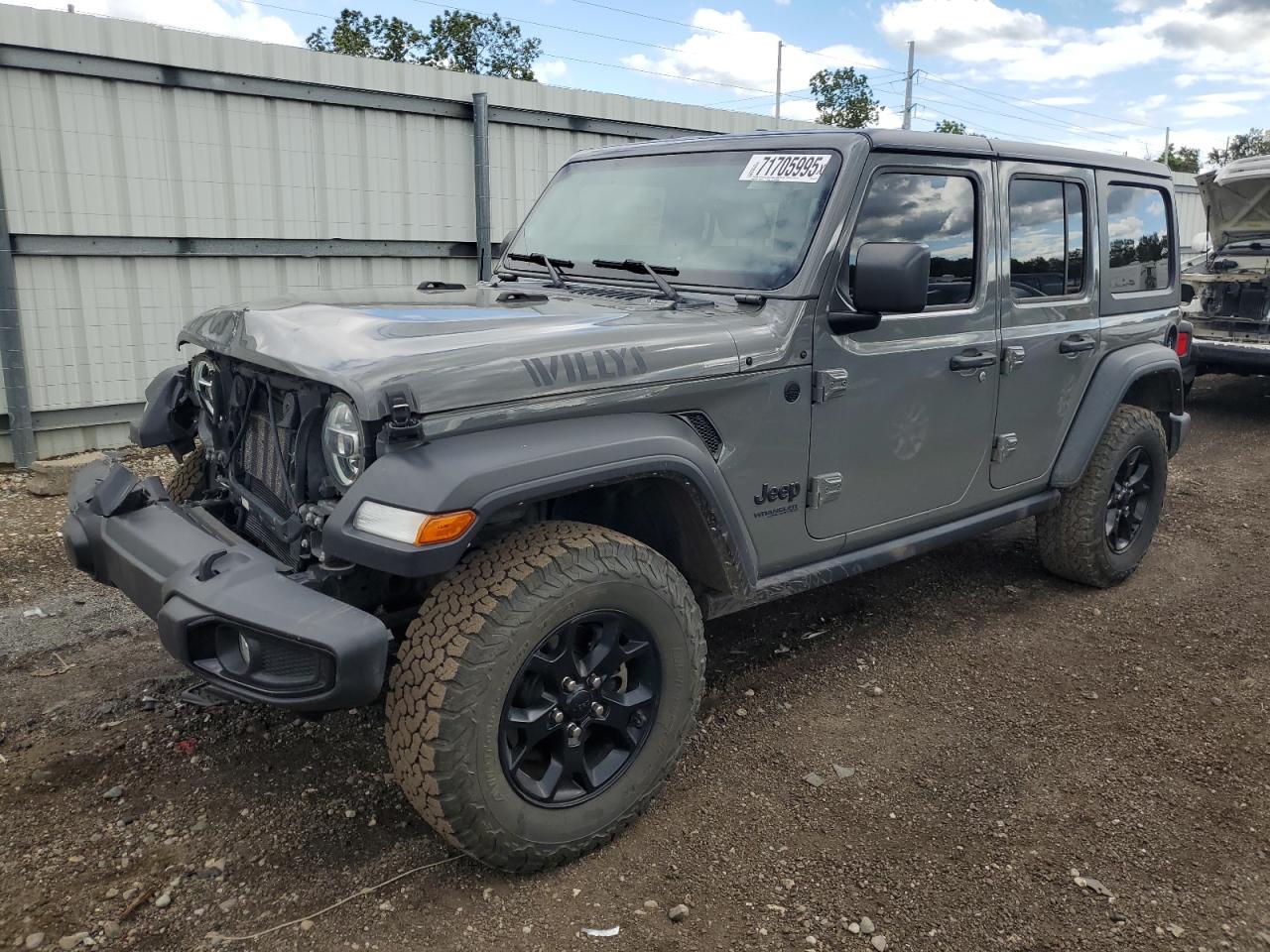 Lot #3301833338 2021 JEEP WRANGLER U