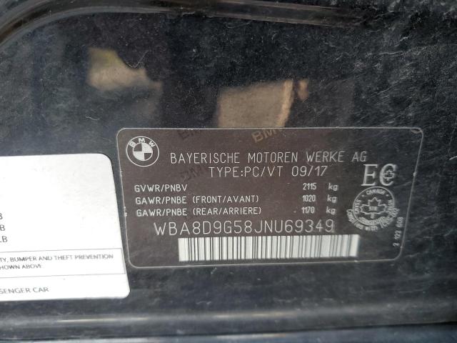 2018 BMW 330 XI WBA8D9G58JNU69349