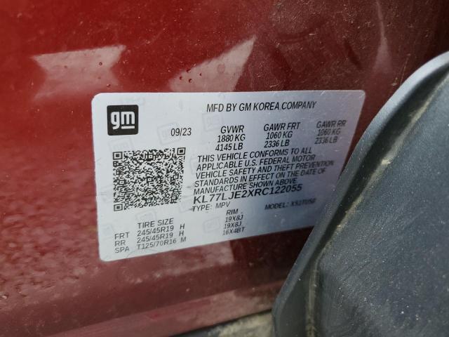 2024 CHEVROLET TRAX 2RS KL77LJE2XRC122055