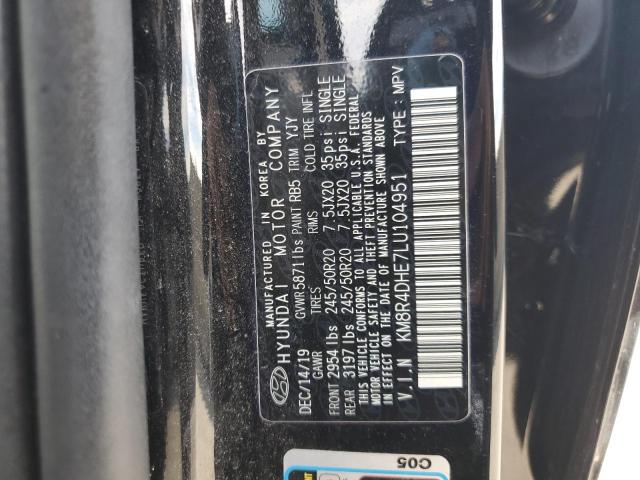 2020 HYUNDAI PALISADE S KM8R4DHE7LU104951