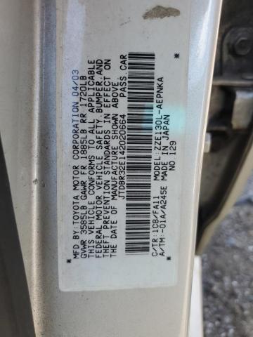 2018 TOYOTA 7FBEU20 JTDBR32E142020664