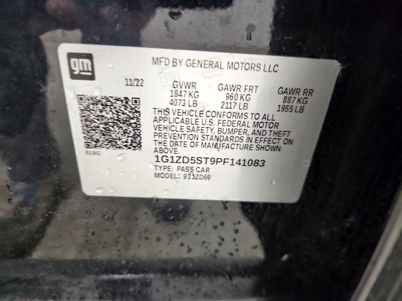 2023 CHEVROLET MALIBU LT 1G1ZD5ST9PF141083