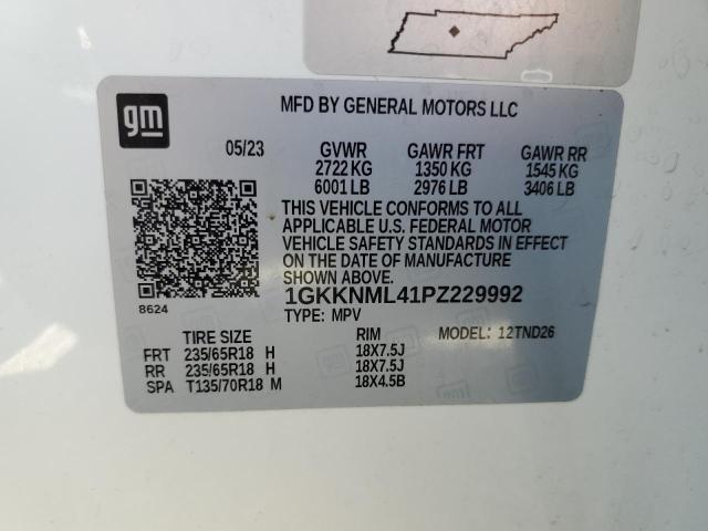 2023 GMC ACADIA SLT - 1GKKNML41PZ229992