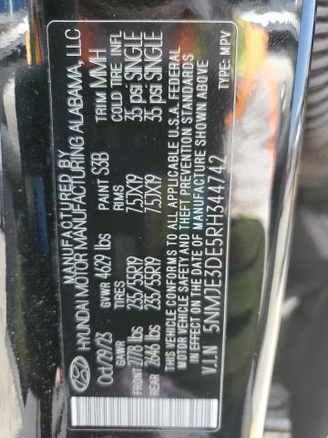 2024 HYUNDAI TUCSON LIM 5NMJE3DE5RH344742