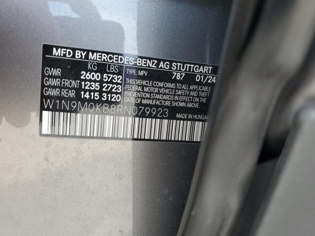2024 MERCEDES-BENZ EQB 300 4M W1N9M0KB8RN079923