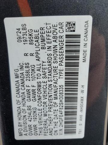 2025 HONDA CIVIC SPOR #3309564558