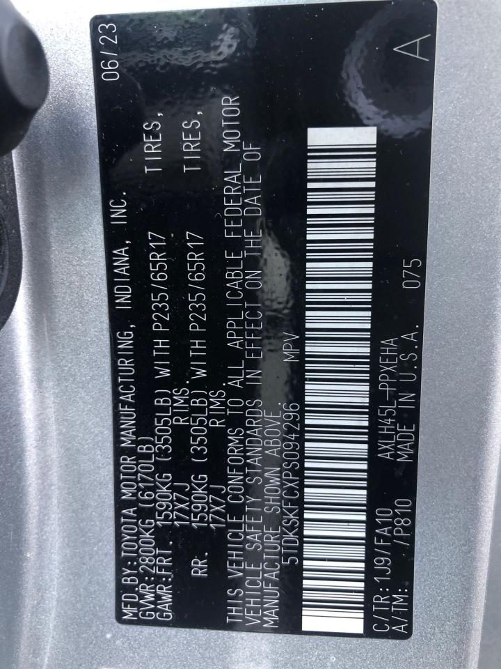 Lot #3247692299 2023 TOYOTA SIENNA LE