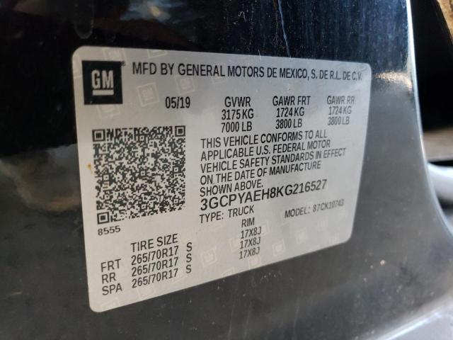 2019 CHEVROLET SILVERADO #3286482178