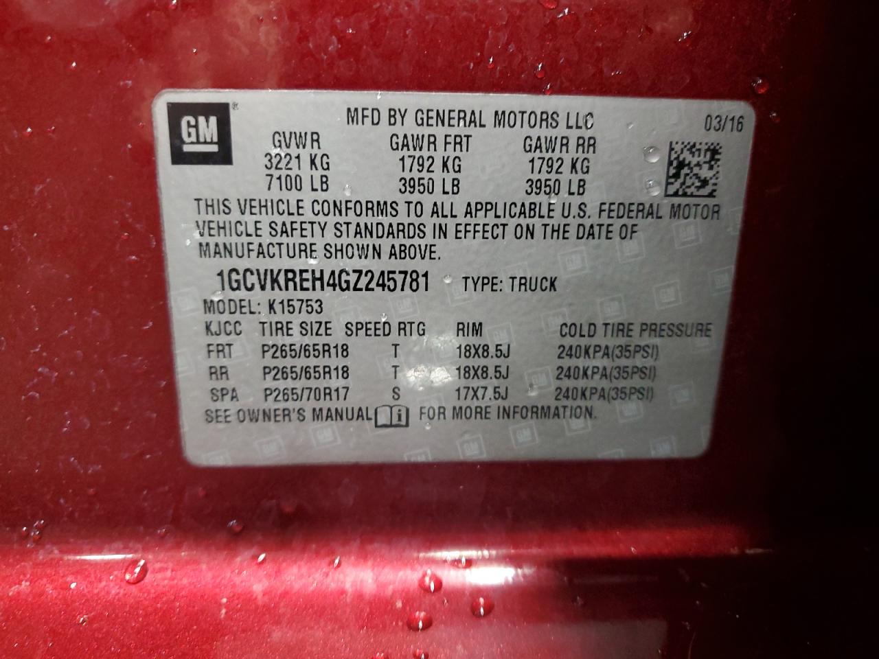 CHEVROLET SILVERADO K1500 LT