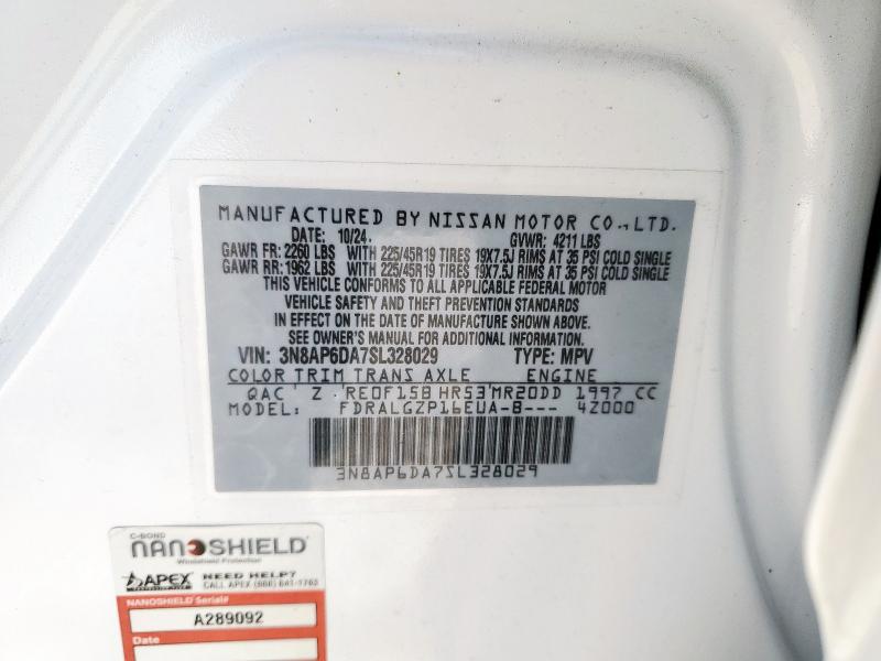 2025 NISSAN KICKS SR - 3N8AP6DA7SL328029