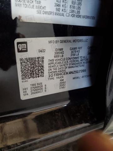 2022 GMC SIERRA C15 1GTRHCEK4NZ517395