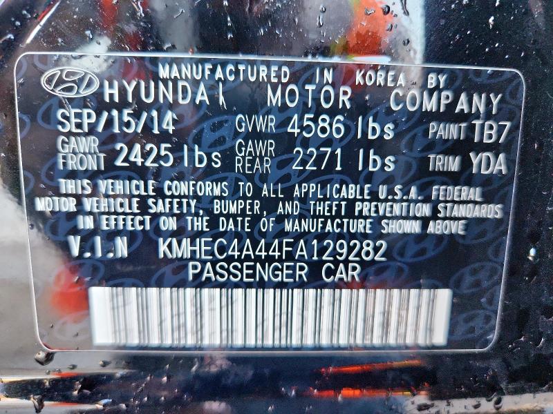 2015 HYUNDAI SONATA HYB - KMHEC4A44FA129282