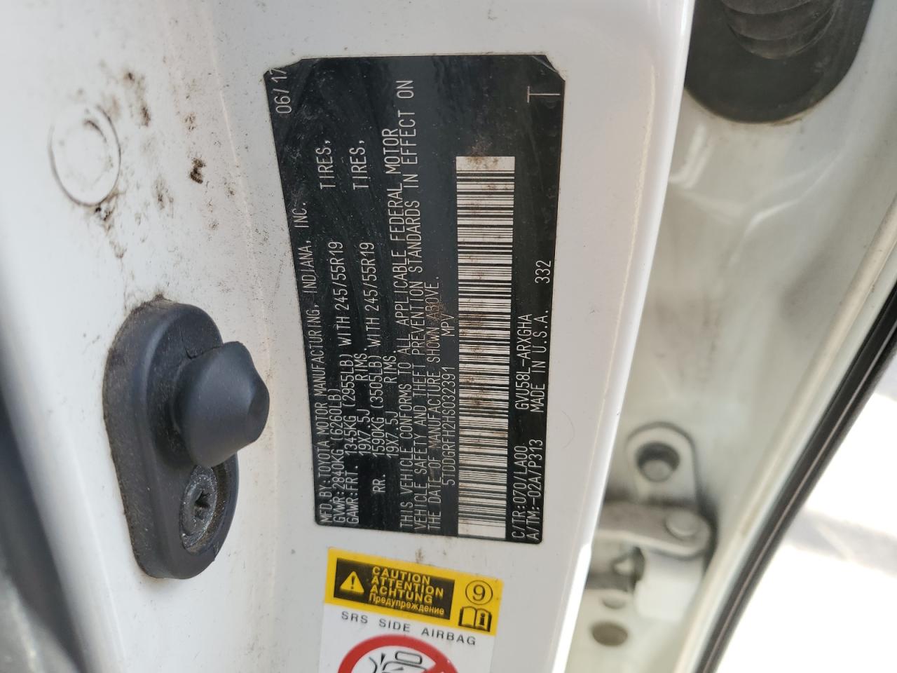 TOYOTA HIGHLANDER HYBRID LIMITED