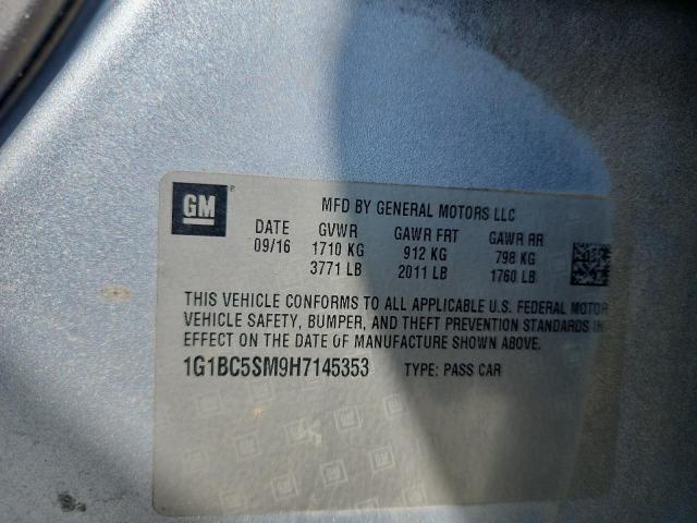 2017 CHEVROLET CRUZE LS 1G1BC5SM9H7145353