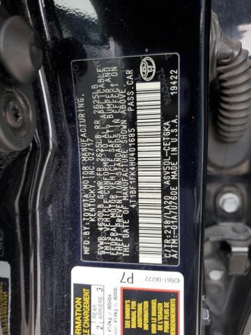 2017 TOYOTA CAMRY LE 4T1BF1FK4HU401685