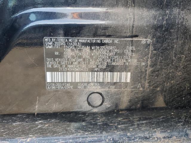 2011 TOYOTA RAV4 - 2T3ZF4DV4BW054323