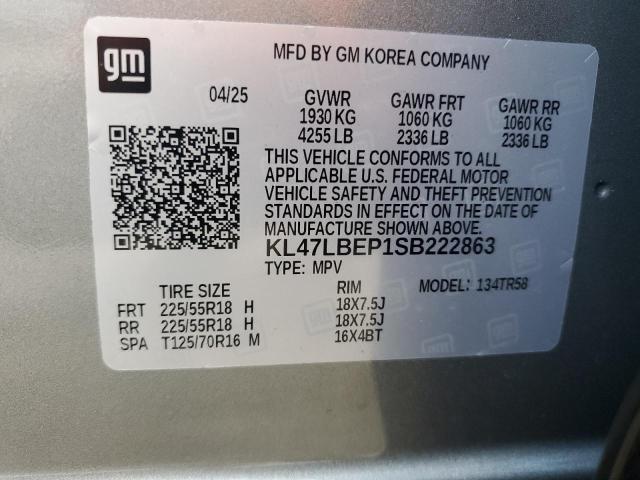 2025 BUICK ENVISTA SP KL47LBEP1SB222863