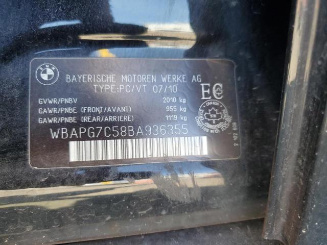 2011 BMW 323 I - WBAPG7C58BA936355