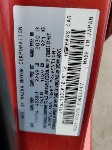 2015 MAZDA 6 SPORT JM1GJ1U55F1219112