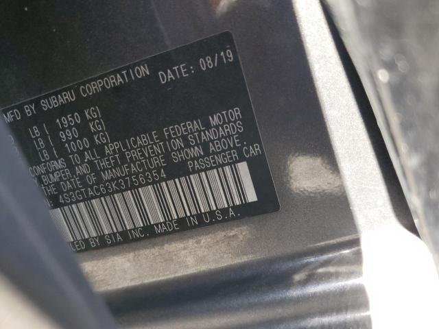 2019 SUBARU IMPREZA PR 4S3GTAC63K3756354