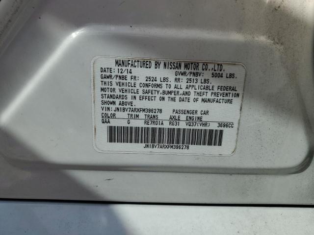 2015 INFINITI Q50 BASE JN1BV7ARXFM396278