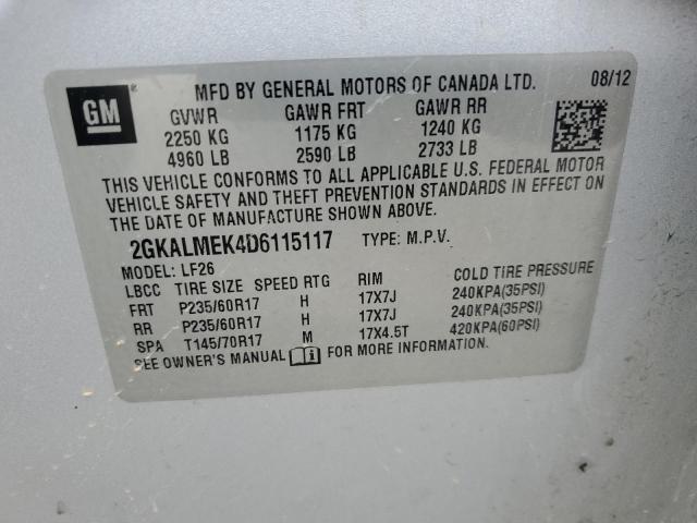 2013 GMC TERRAIN SL - 2GKALMEK4D6115117