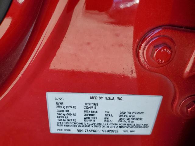 2023 TESLA MODEL Y 7SAYGDEE7PF829253