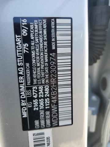 2017 MERCEDES-BENZ C 300 4MATIC WDDWF4KB2HR230974