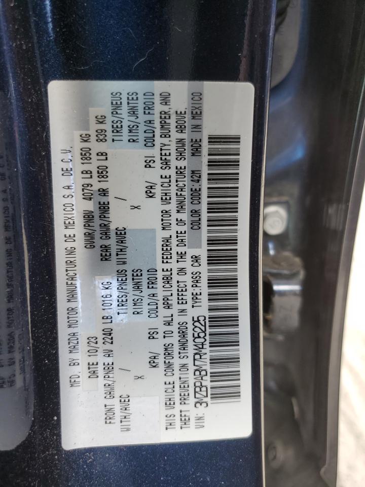 MAZDA 3 SELECT SPORT