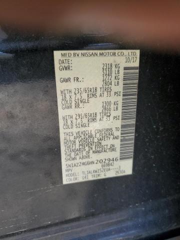 2017 NISSAN MURANO S 5N1AZ2MG6HN202946