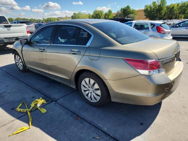 HONDA ACCORD LX 2010 gold  gas 1HGCP2F34AA058471 photo #3