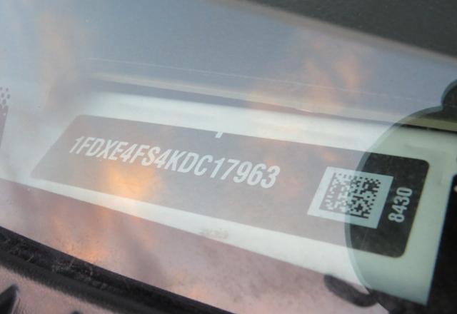 2019 FORD ECONOLINE E450 SUPER DUTY CUTAWAY VAN 1FDXE4FS4KDC17963