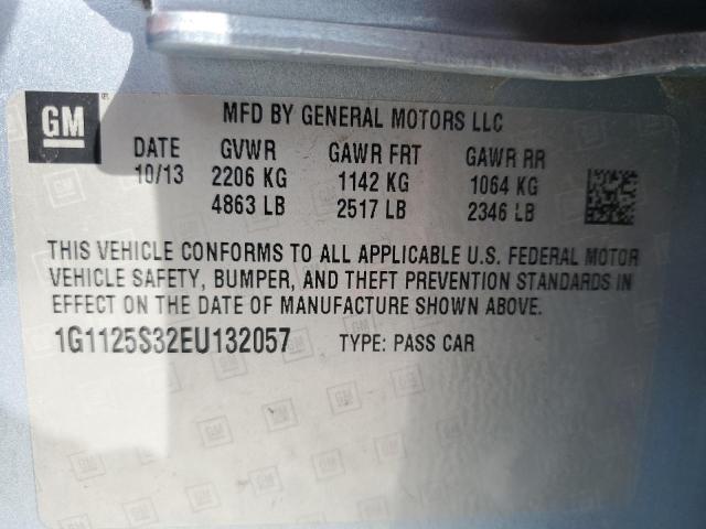 2014 CHEVROLET IMPALA LT - 1G1125S32EU132057