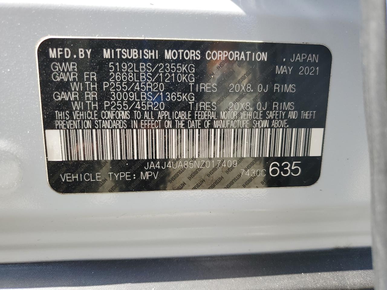 MITSUBISHI OUTLANDER SE