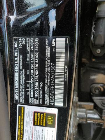 2015 MERCEDES-BENZ GL 450 4MATIC 4JGDF6EE1FA501307