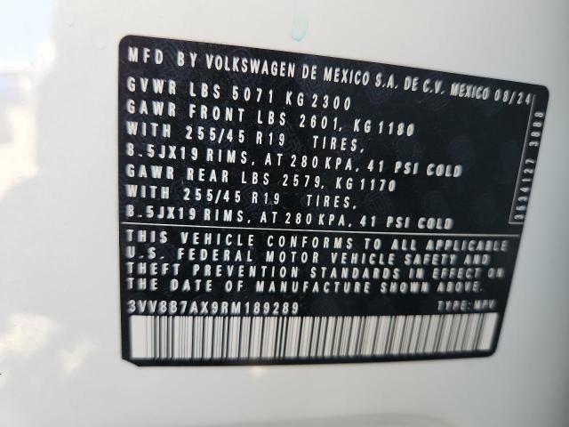 2024 VOLKSWAGEN TIGUAN SE 3VV8B7AX9RM189289