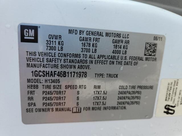 2011 CHEVROLET EXPRESS G1 #3286926217