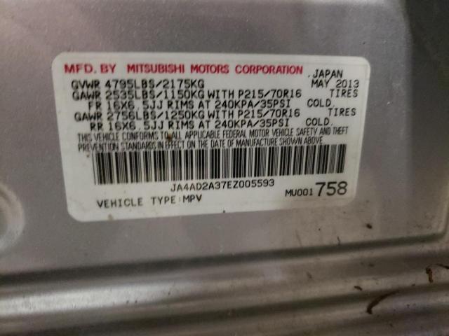 2014 MITSUBISHI OUTLANDER - JA4AD2A37EZ005593