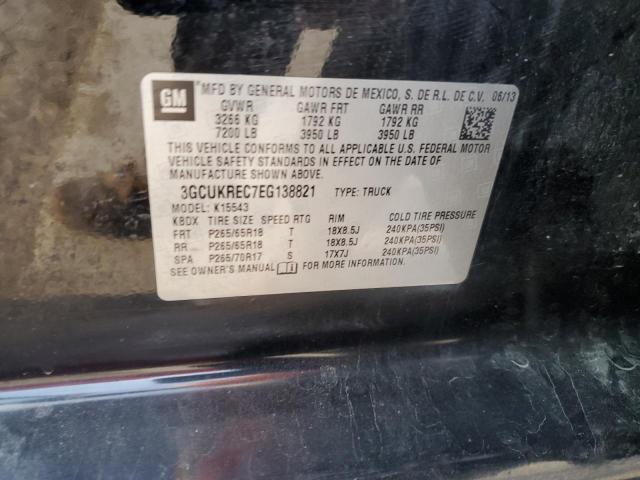 2014 CHEVROLET SILVERADO K1500 LT - 3GCUKREC7EG138821