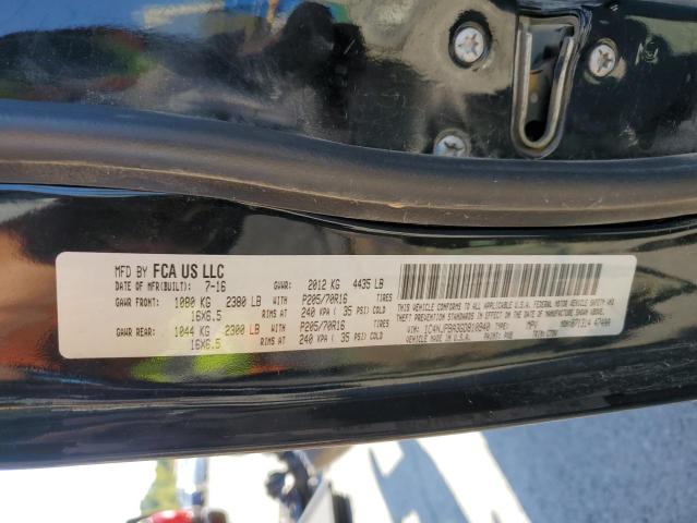 2016 JEEP PATRIOT SP 1C4NJPBA3GD810940