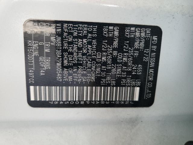 2023 NISSAN ROGUE SV JN8BT3BA7PW005487