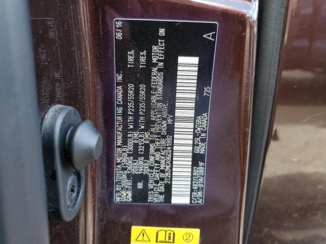 2016 LEXUS RX 350 BAS 2T2BZMCA9GC041992