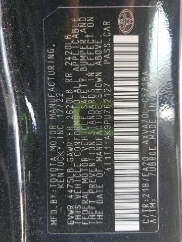 2023 TOYOTA CAMRY SE N 4T1T11AK9PU762127