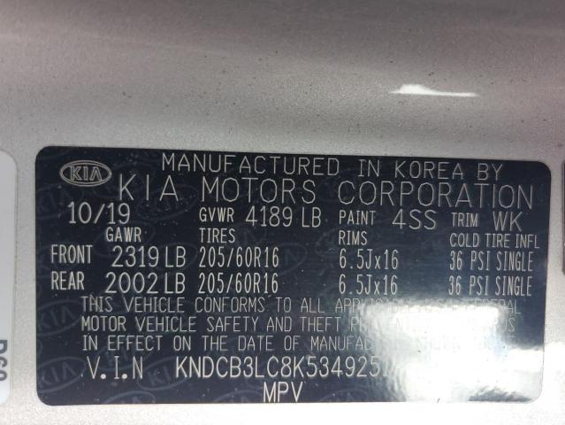 2019 KIA NIRO FE KNDCB3LC8K5349251