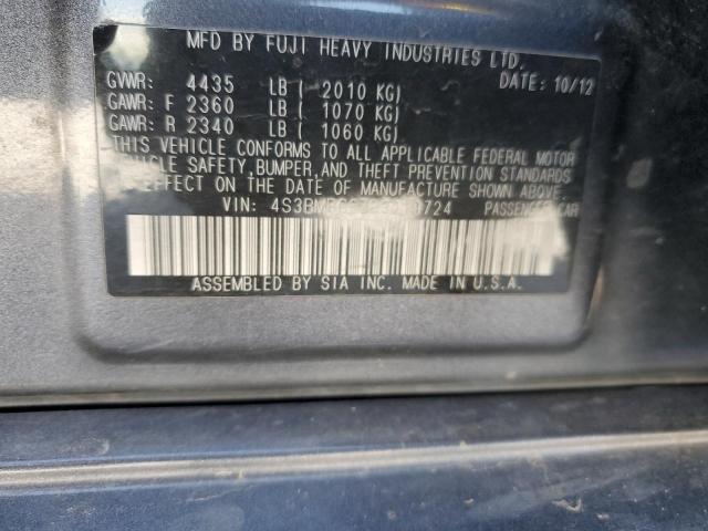 2013 SUBARU LEGACY 2.5 - 4S3BMBC67D3019724