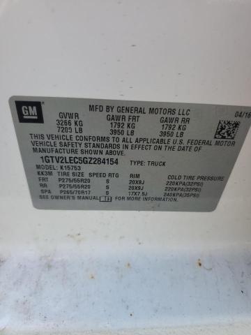 2016 GMC SIERRA K15 1GTV2LEC5GZ284154