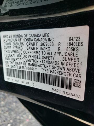 2023 HONDA CIVIC SPOR - 2HGFE2F58PH545171