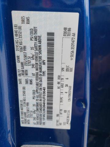 2017 FORD ESCAPE SE #3274722893