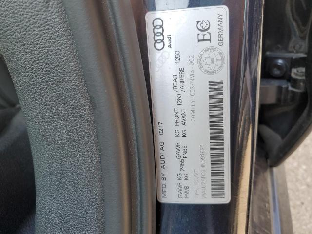 2017 AUDI A6 PROGRES WAUJ2AFC9HN094624