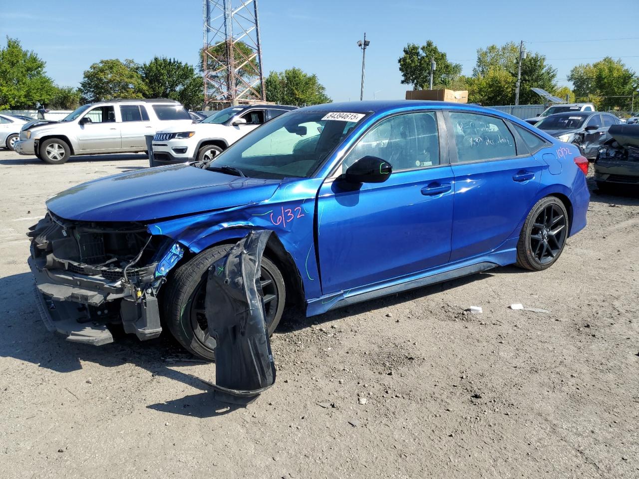 Lot #3270044340 2022 HONDA CIVIC SPORT